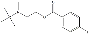 2-[tert-butyl(methyl)amino]ethyl 4-fluorobenzoate Structure