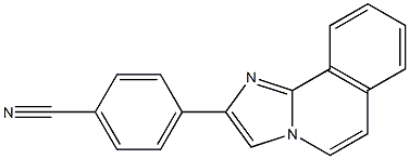 4-imidazo[2,1-a]isoquinolin-2-ylbenzonitrile Structure
