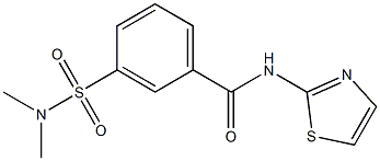 3-[(dimethylamino)sulfonyl]-N-(1,3-thiazol-2-yl)benzamide