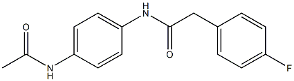 N-[4-(acetylamino)phenyl]-2-(4-fluorophenyl)acetamide