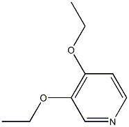 3,4-bis(ethyloxy)pyridine Structure