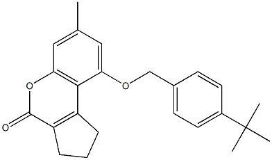 9-[(4-tert-butylbenzyl)oxy]-7-methyl-2,3-dihydrocyclopenta[c]chromen-4(1H)-one