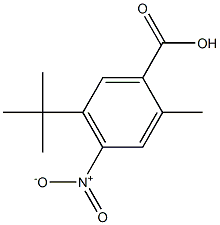 5-tert-butyl-4-nitro-2-methylbenzoic acid Structure