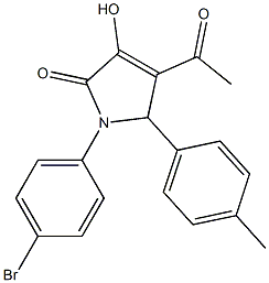 4-acetyl-1-(4-bromophenyl)-3-hydroxy-5-(4-methylphenyl)-1,5-dihydro-2H-pyrrol-2-one