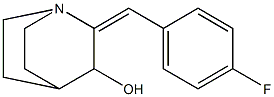 2-(4-fluorobenzylidene)quinuclidin-3-ol Structure