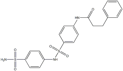 N-(4-{[4-(aminosulfonyl)anilino]sulfonyl}phenyl)-3-phenylpropanamide