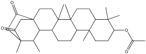4,5,9,9,13,19,20-heptamethyl-22,24-dioxo-21-oxahexacyclo[18.2.2.0~1,18~.0~4,17~.0~5,14~.0~8,13~]tetracos-10-yl acetate Structure