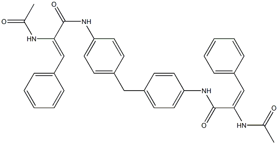 2-(acetylamino)-N-[4-(4-{[2-(acetylamino)-3-phenylacryloyl]amino}benzyl)phenyl]-3-phenylacrylamide