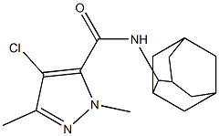 N-(2-adamantyl)-4-chloro-1,3-dimethyl-1H-pyrazole-5-carboxamide