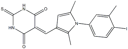 5-{[1-(4-iodo-3-methylphenyl)-2,5-dimethyl-1H-pyrrol-3-yl]methylene}-2-thioxodihydro-4,6(1H,5H)-pyrimidinedione