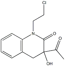 3-acetyl-1-(2-chloroethyl)-3-hydroxy-3,4-dihydro-2(1H)-quinolinone