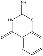2-imino-2,3-dihydro-4H-1,3-benzothiazin-4-one,,结构式