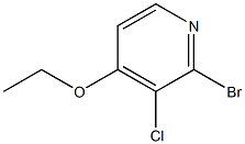 2-bromo-3-chloropyridin-4-yl ethyl ether Structure
