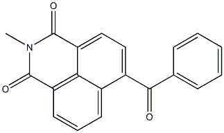 2-methyl-6-(phenylcarbonyl)-1H-benzo[de]isoquinoline-1,3(2H)-dione Struktur