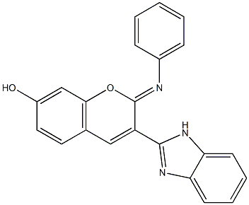 3-(1H-benzimidazol-2-yl)-2-(phenylimino)-2H-chromen-7-ol