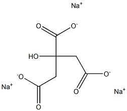 柠檬酸三钠盐,,结构式