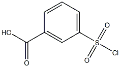 m-Carboxybenzenesulfonyl chloride Struktur