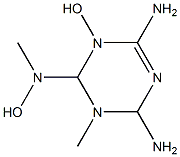 Dihydroxydimethyl melamine Structure