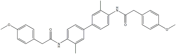 2-(4-methoxyphenyl)-N-(4'-{[2-(4-methoxyphenyl)acetyl]amino}-3,3'-dimethyl[1,1'-biphenyl]-4-yl)acetamide