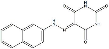 2,4,5,6(1H,3H)-pyrimidinetetrone 5-[N-(2-naphthyl)hydrazone]|