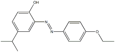 2-[(E)-2-(4-ethoxyphenyl)diazenyl]-4-isopropylphenol