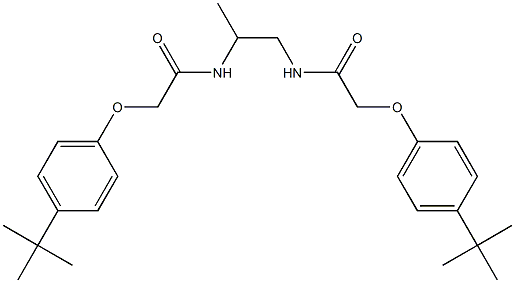 2-[4-(tert-butyl)phenoxy]-N-[2-({2-[4-(tert-butyl)phenoxy]acetyl}amino)-1-methylethyl]acetamide