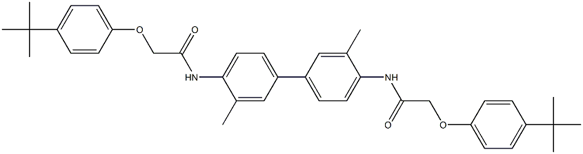 2-[4-(tert-butyl)phenoxy]-N-[4'-({2-[4-(tert-butyl)phenoxy]acetyl}amino)-3,3'-dimethyl[1,1'-biphenyl]-4-yl]acetamide