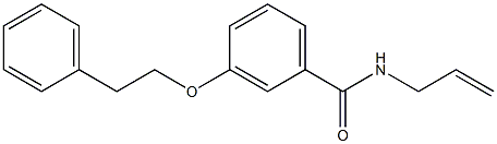 N-allyl-3-(phenethyloxy)benzamide Structure