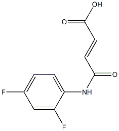 (E)-4-(2,4-difluoroanilino)-4-oxo-2-butenoic acid Structure