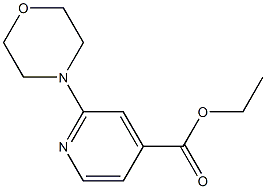 2-吗啉基吡啶-4-甲酸乙酯 结构式