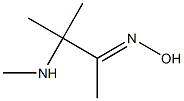 (2E)-3-methyl-3-(methylamino)butan-2-one oxime Structure