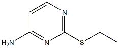 2-(ethylthio)pyrimidin-4-amine Structure