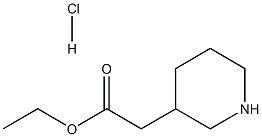 ethyl piperidin-3-ylacetate hydrochloride Structure