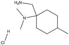 N-[1-(aminomethyl)-4-methylcyclohexyl]-N,N-dimethylamine hydrochloride Structure