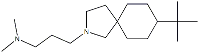 8-tert-Butyl-2-(3-dimethylaminopropyl)-2-azaspiro[4.5]decane Struktur