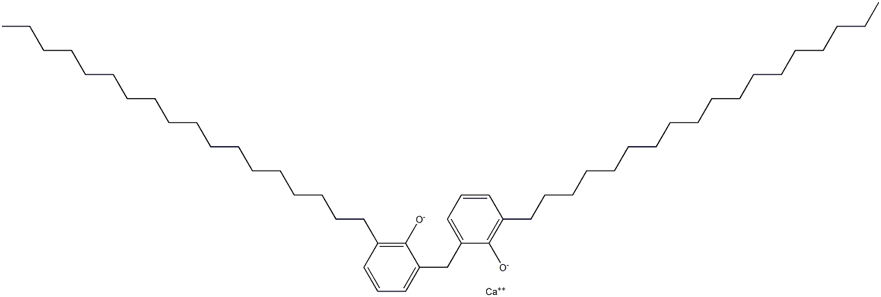 Calcium 2,2'-methylenebis(6-octadecylphenoxide) Struktur