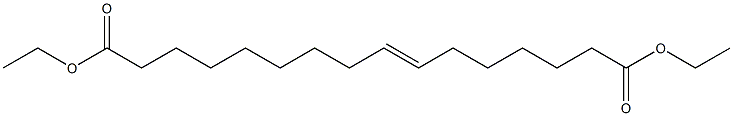 9-Hexadecenedioic acid diethyl ester 结构式