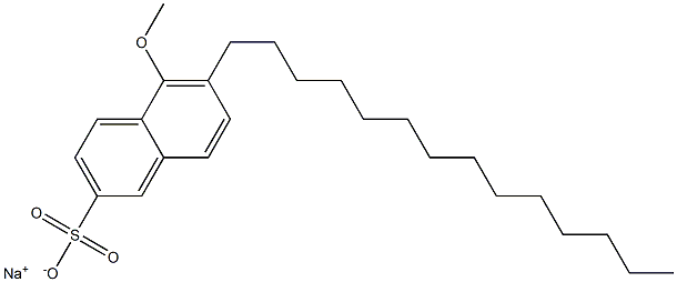 5-Methoxy-6-tetradecyl-2-naphthalenesulfonic acid sodium salt