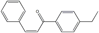 (Z)-4'-Ethylchalcone Struktur