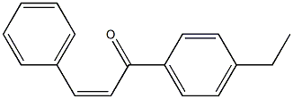 (Z)-4'-Ethylchalcone,,结构式