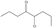 4,5-ジクロロオクタン 化学構造式