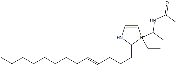 1-[1-(Acetylamino)ethyl]-1-ethyl-2-(4-tridecenyl)-4-imidazoline-1-ium