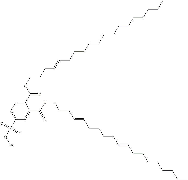 4-(Sodiosulfo)phthalic acid di(4-nonadecenyl) ester