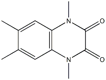 1,4,6,7-Tetramethylquinoxaline-2,3(1H,4H)-dione Structure