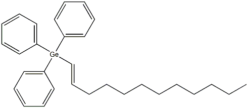 (E)-1-ドデセニルトリフェニルゲルマン 化学構造式