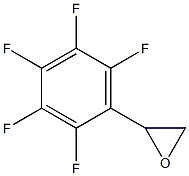 2-(ペンタフルオロフェニル)オキシラン 化学構造式