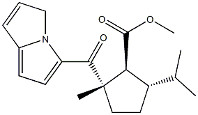 (1S,2S,3S)-3-Isopropyl-2-(methoxycarbonyl)-1-methyl-1-(pyrrolizinocarbonyl)cyclopentane|