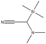 2-(ジメチルアミノ)-2-(トリメチルシリル)アセトニトリル 化学構造式
