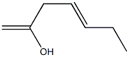 1,4-Heptadien-2-ol 结构式