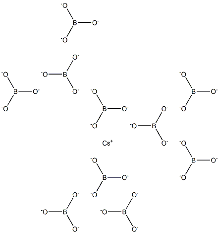 Cesium decaborate Structure